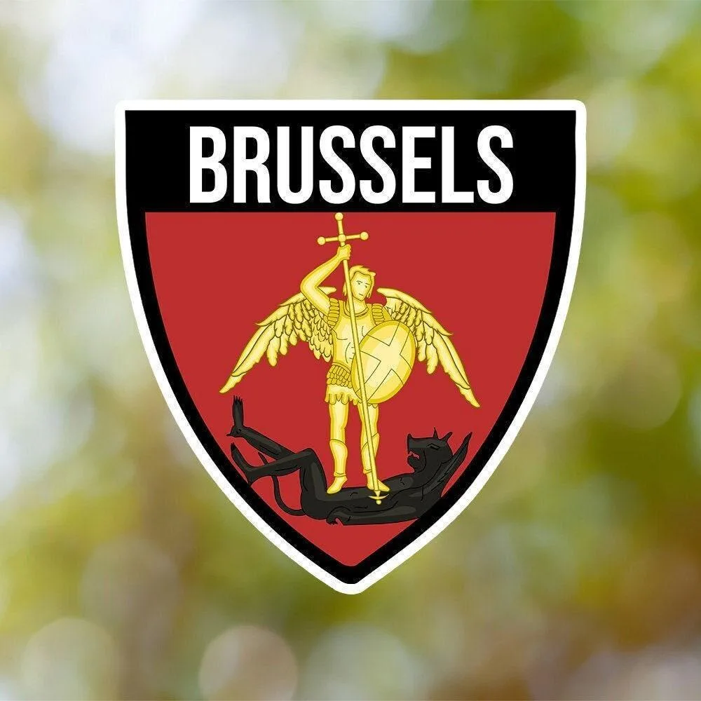 Brussels Shield Sticker