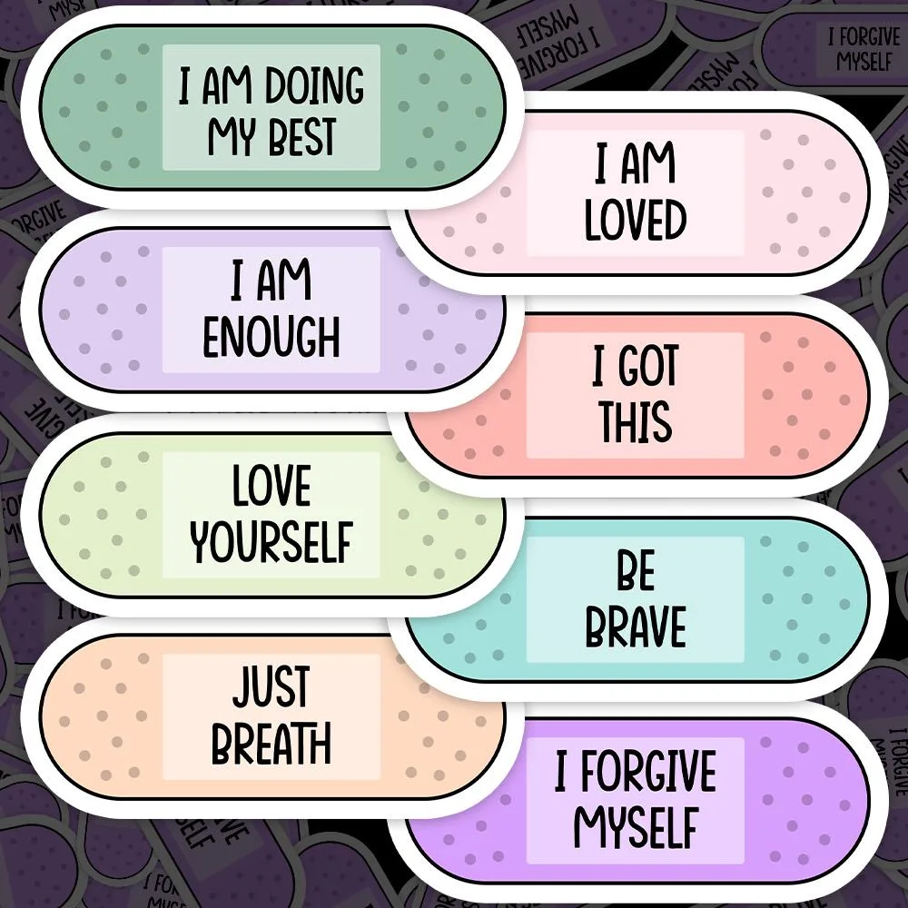 Positivity Bandaid Sticker