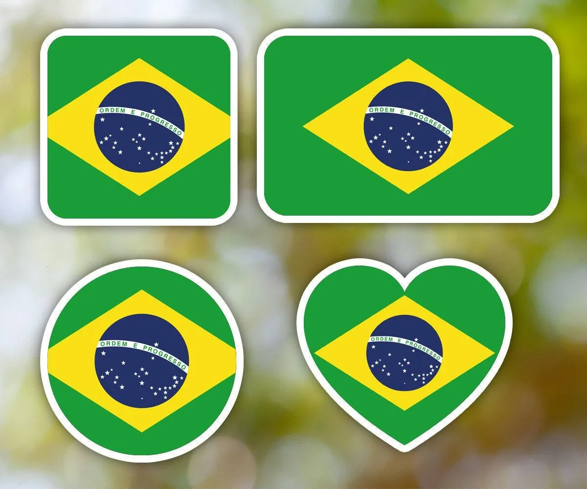 Brazil Geometric Sticker