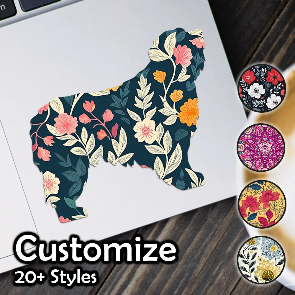 Bearded Collie Patterned Sticker