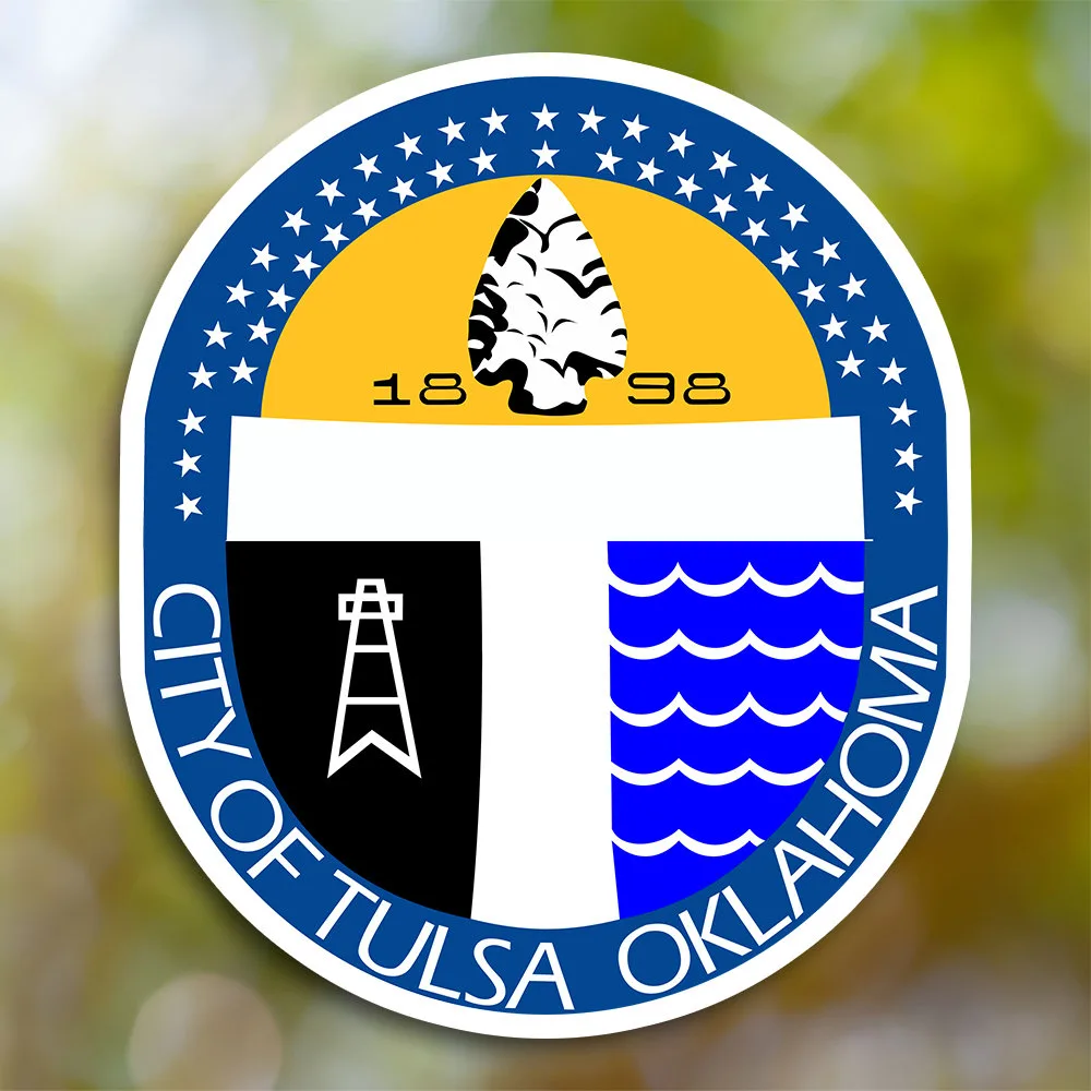 Tulsa City Sticker