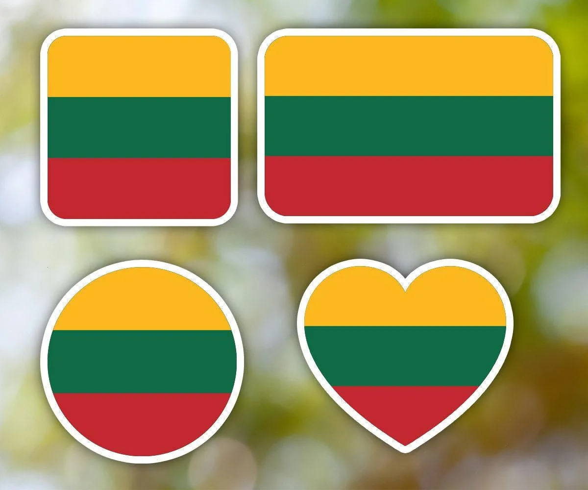 Lithuania Geometric Sticker