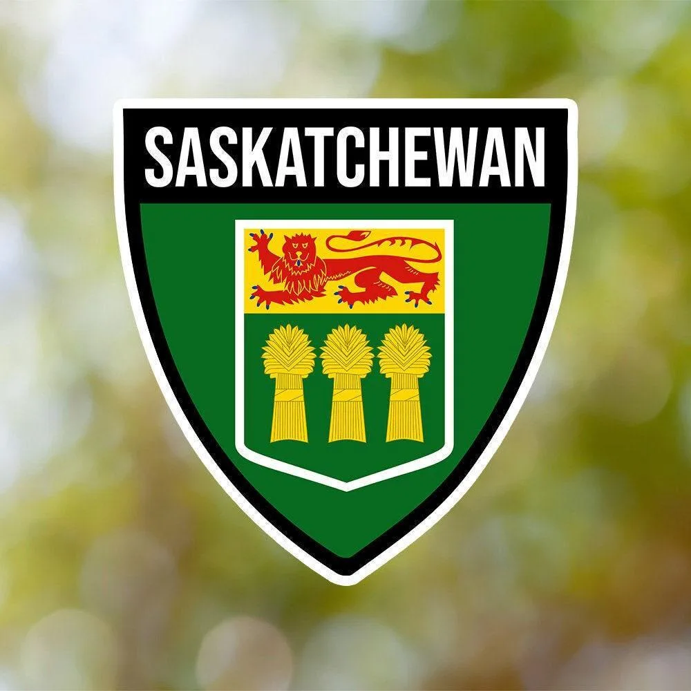 Saskatchewan Shield Sticker