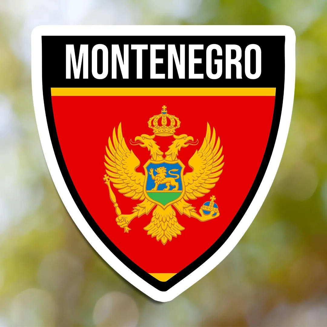 Montenegro Shield Sticker