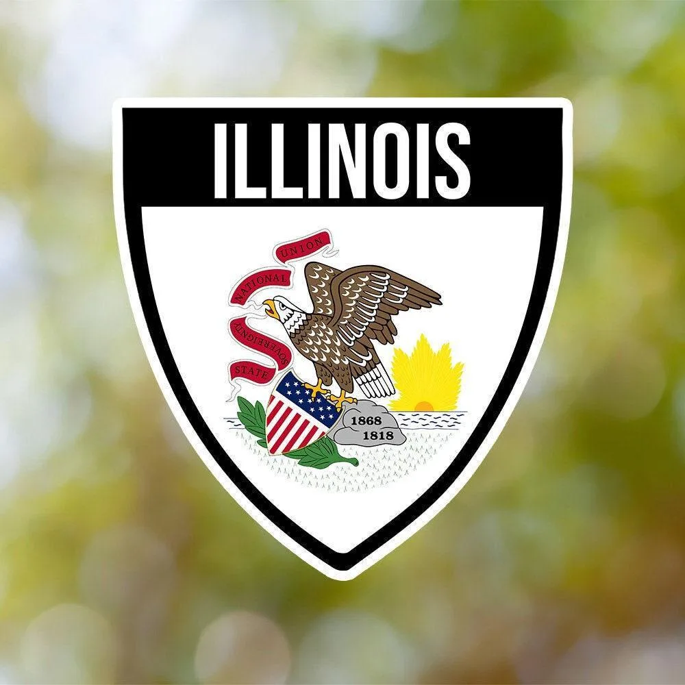Illinois Shield Sticker