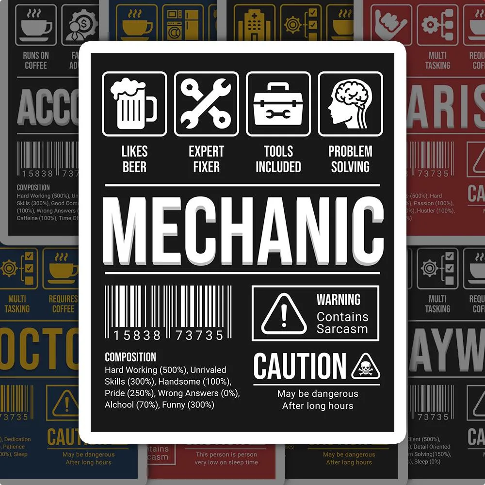 Mechanic Sticker