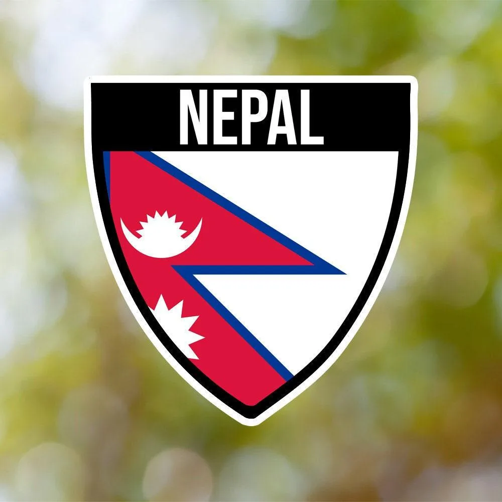 Nepal Shield Sticker