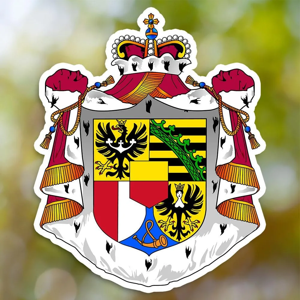 Liechtenstein Coat of Arms Sticker