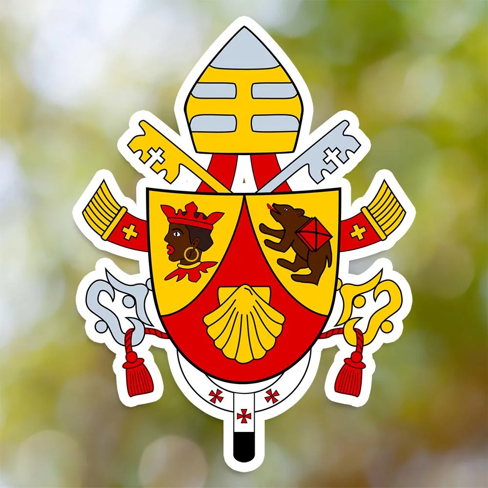 Benedictus XVI Coat of Arms Sticker