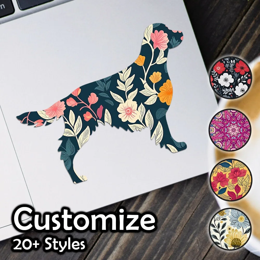 Irish Red White Setter Patterned Sticker