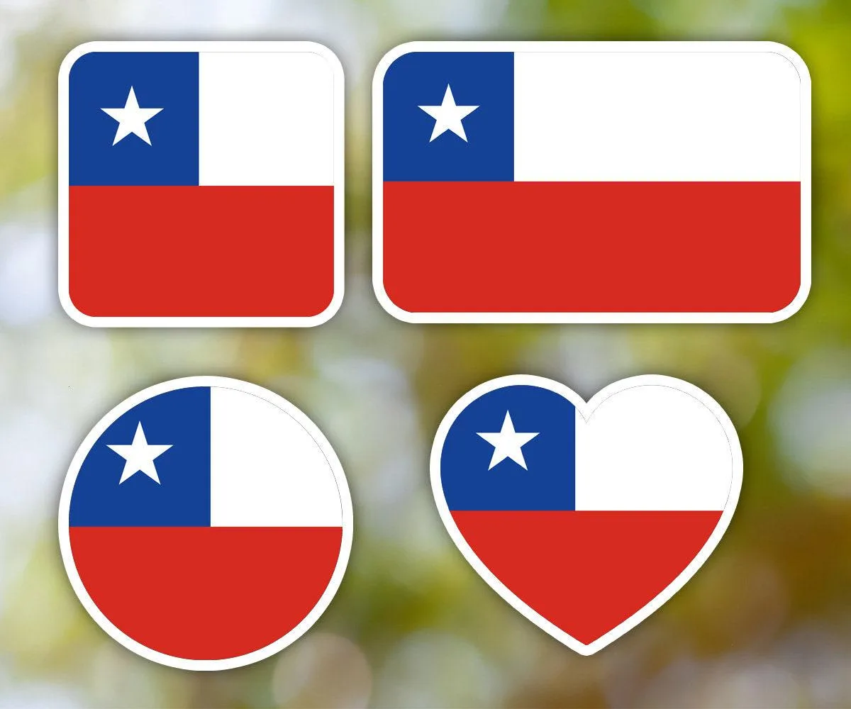 Chile Geometric Sticker