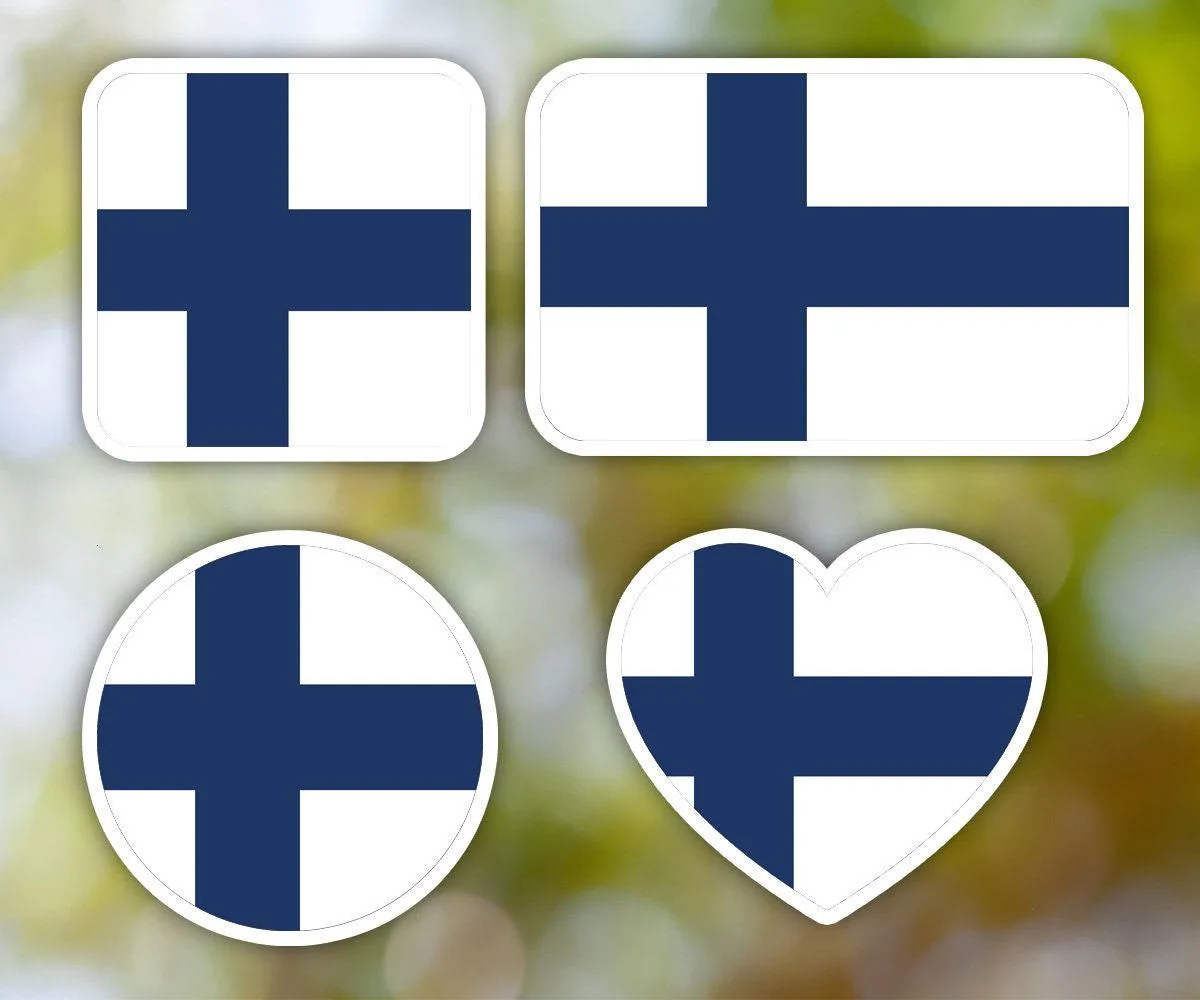 Finland Geometric Sticker