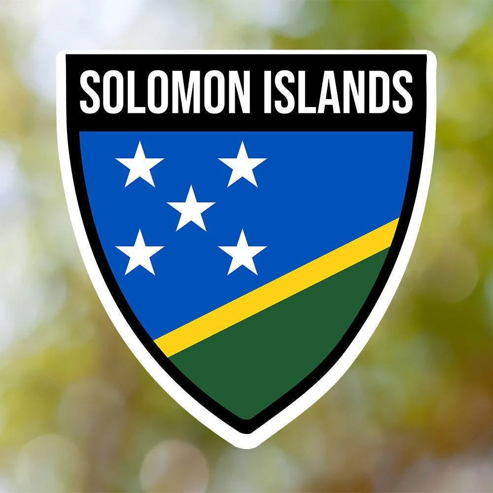 Solomon Islands Shield Sticker