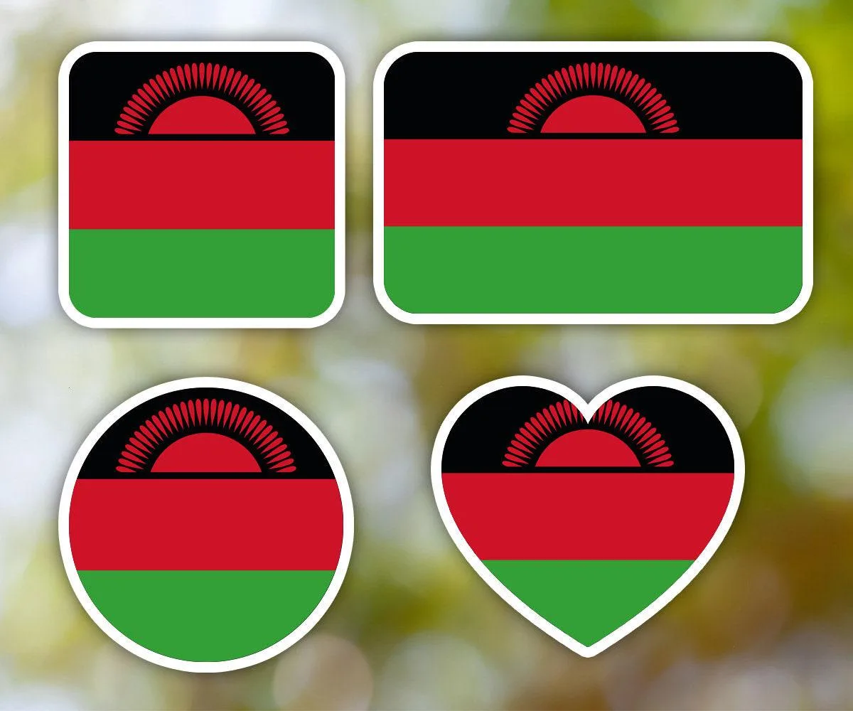 Malawi Geometric Sticker