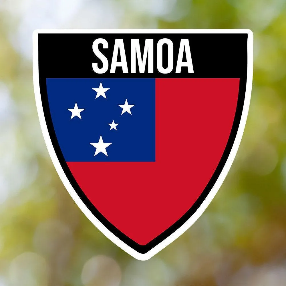 Samoa Shield Sticker
