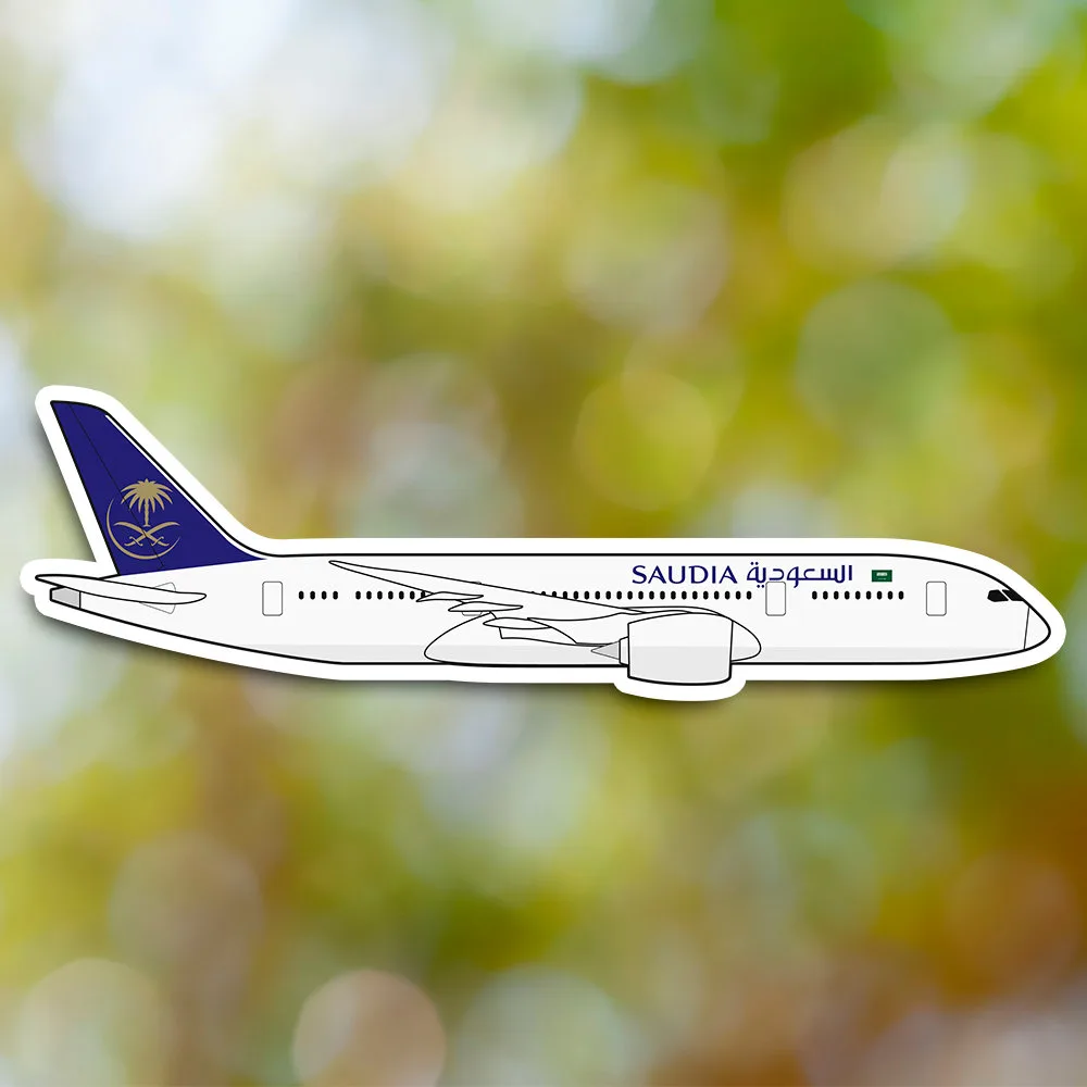Boeing 787 Saudia Sticker