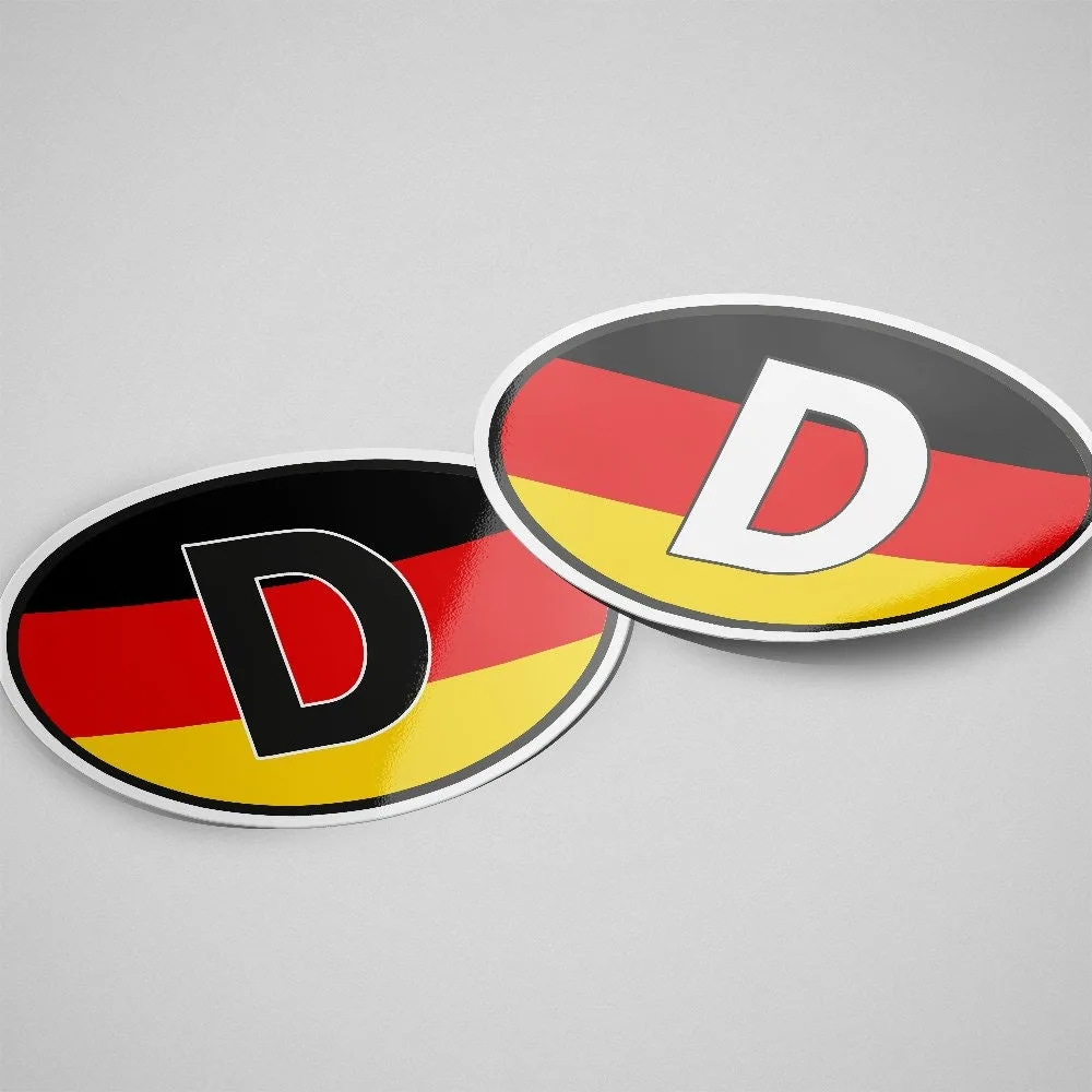 Germany Sticker Oval Flag