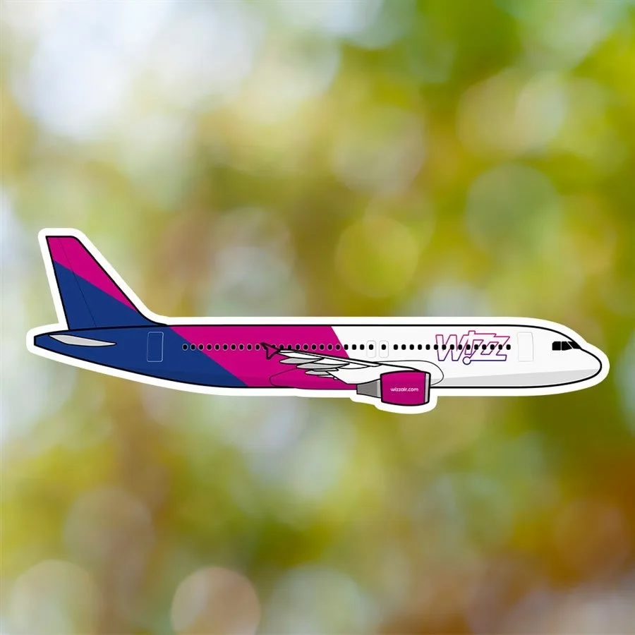 Airbus A320 Wizz Air Sticker