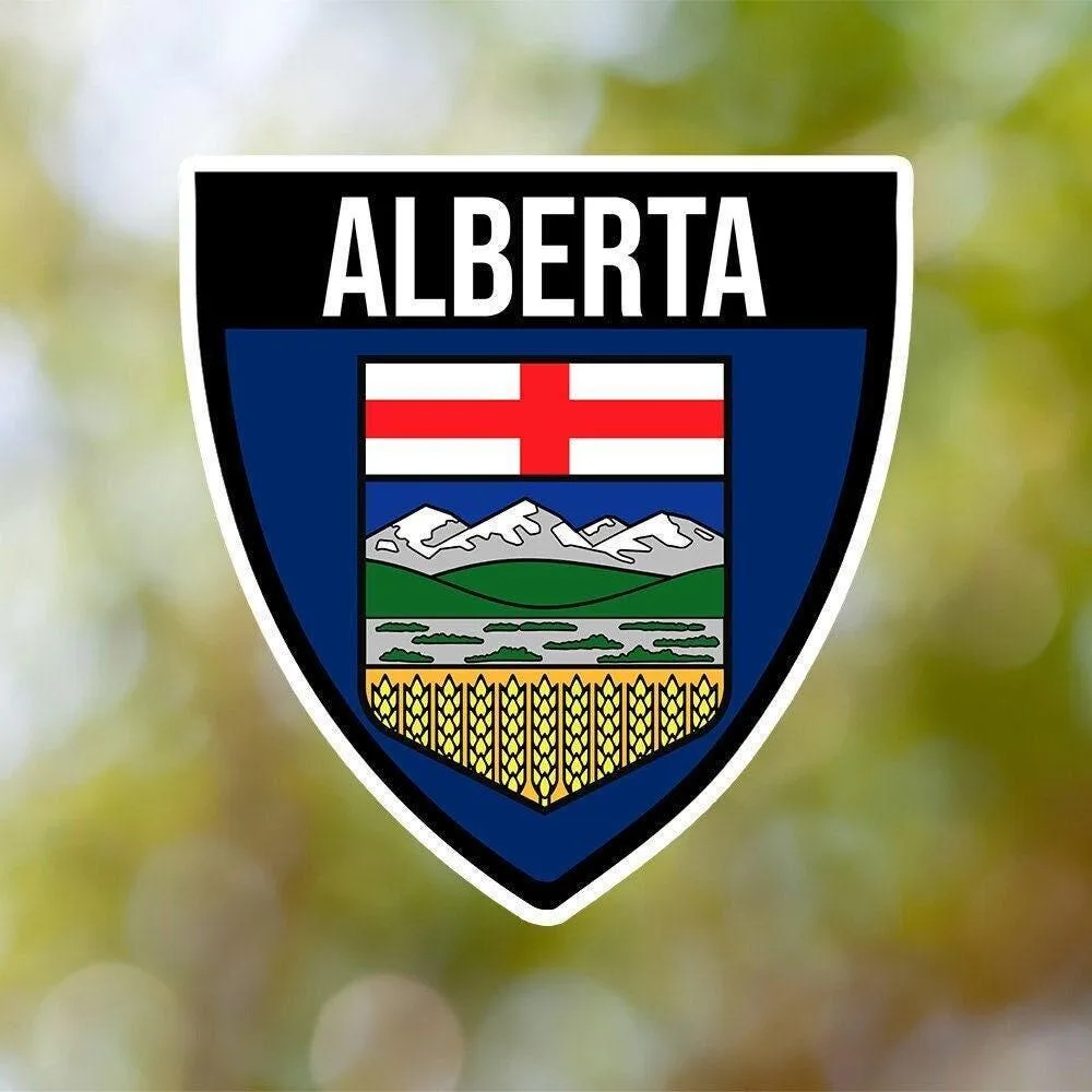 Alberta Shield Sticker