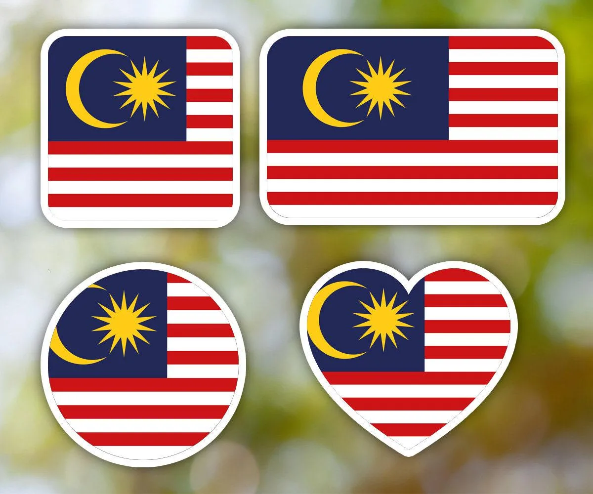 Malaysia Geometric Sticker