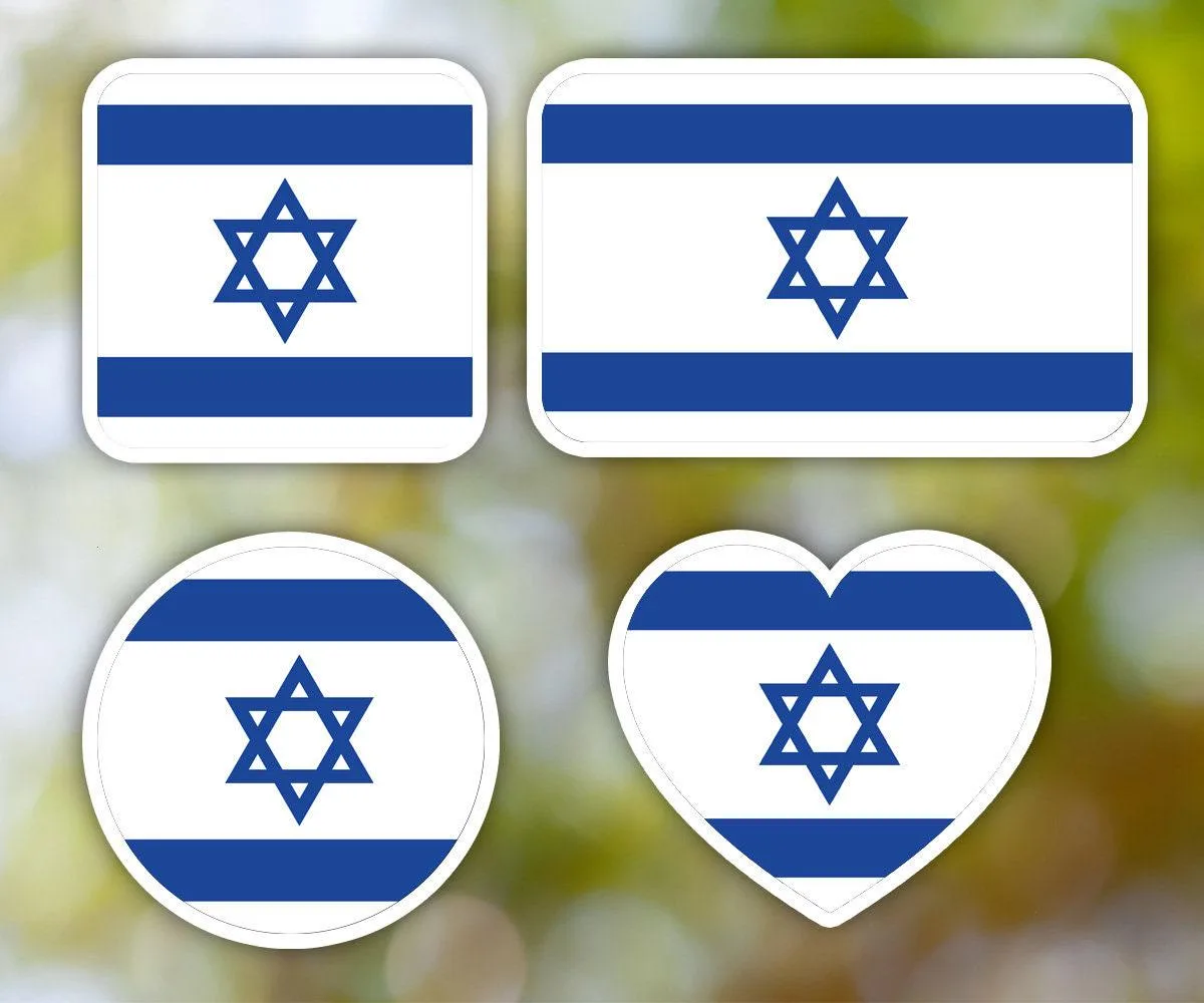 Israel Geometric Sticker