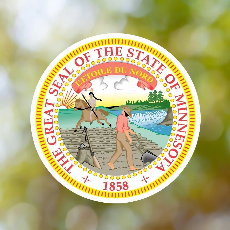 Minnesota State Seal Sticker