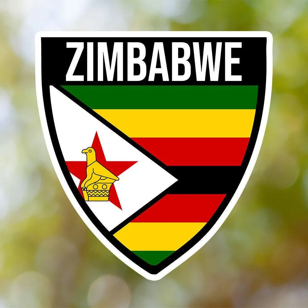 Zimbabwe Shield Sticker