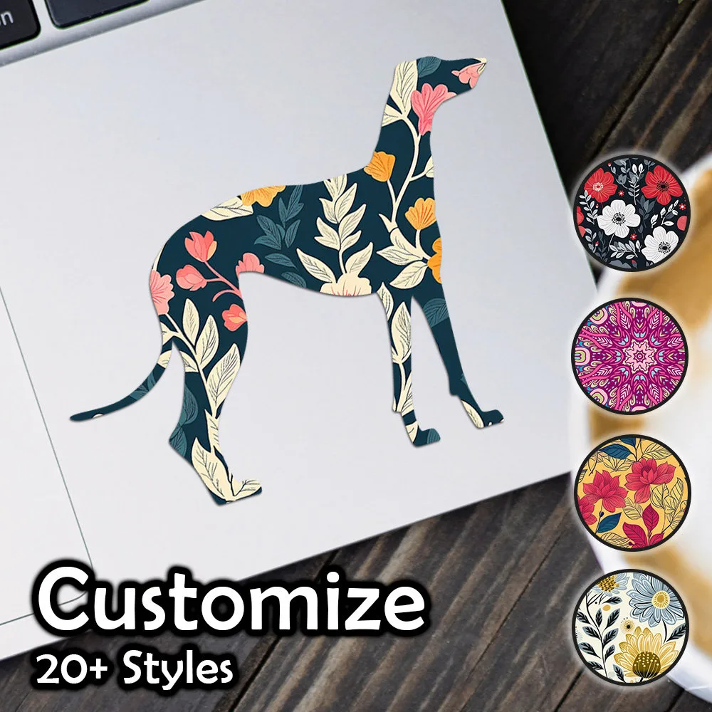 Greyhound Patterned Sticker