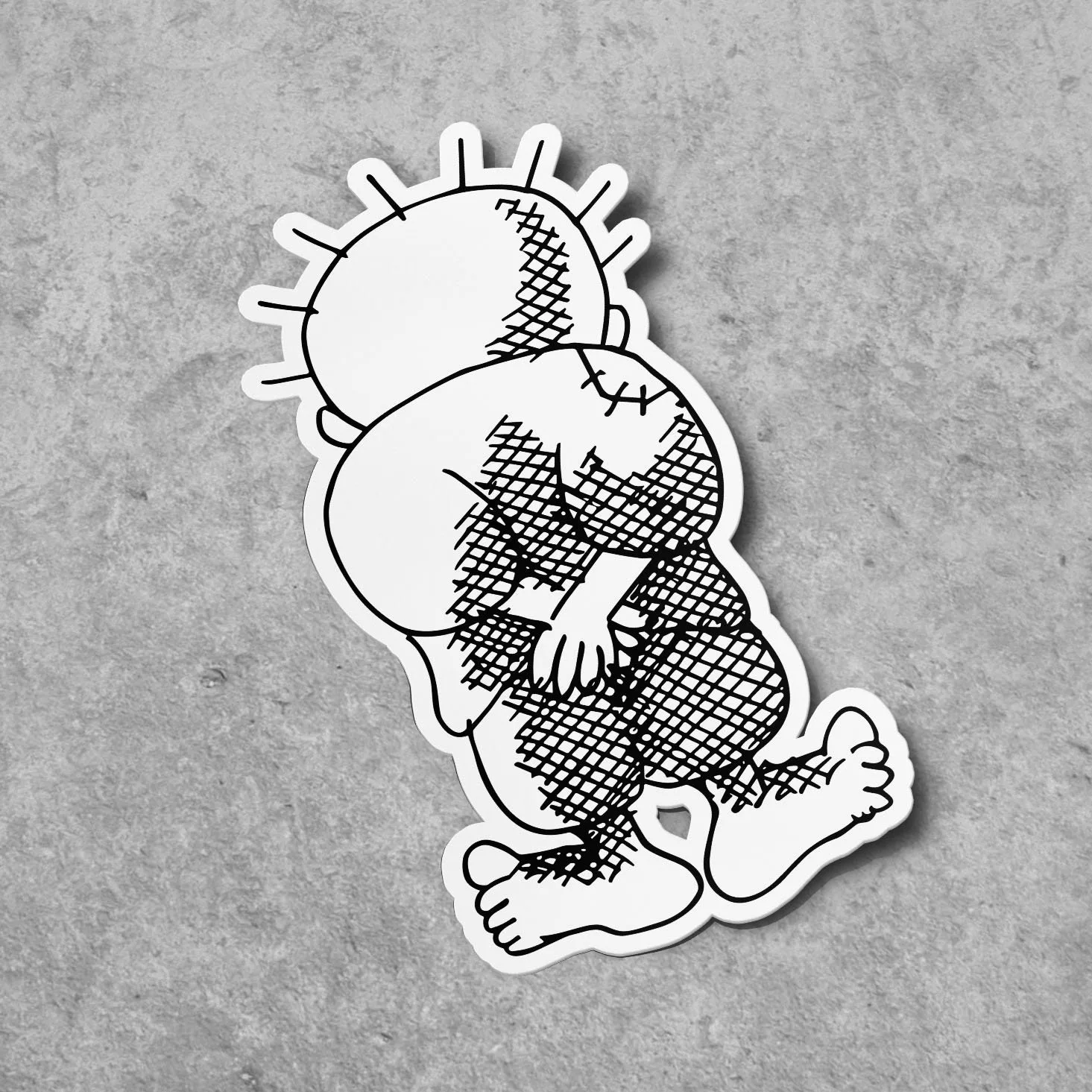 Free Palestine Sticker Handala