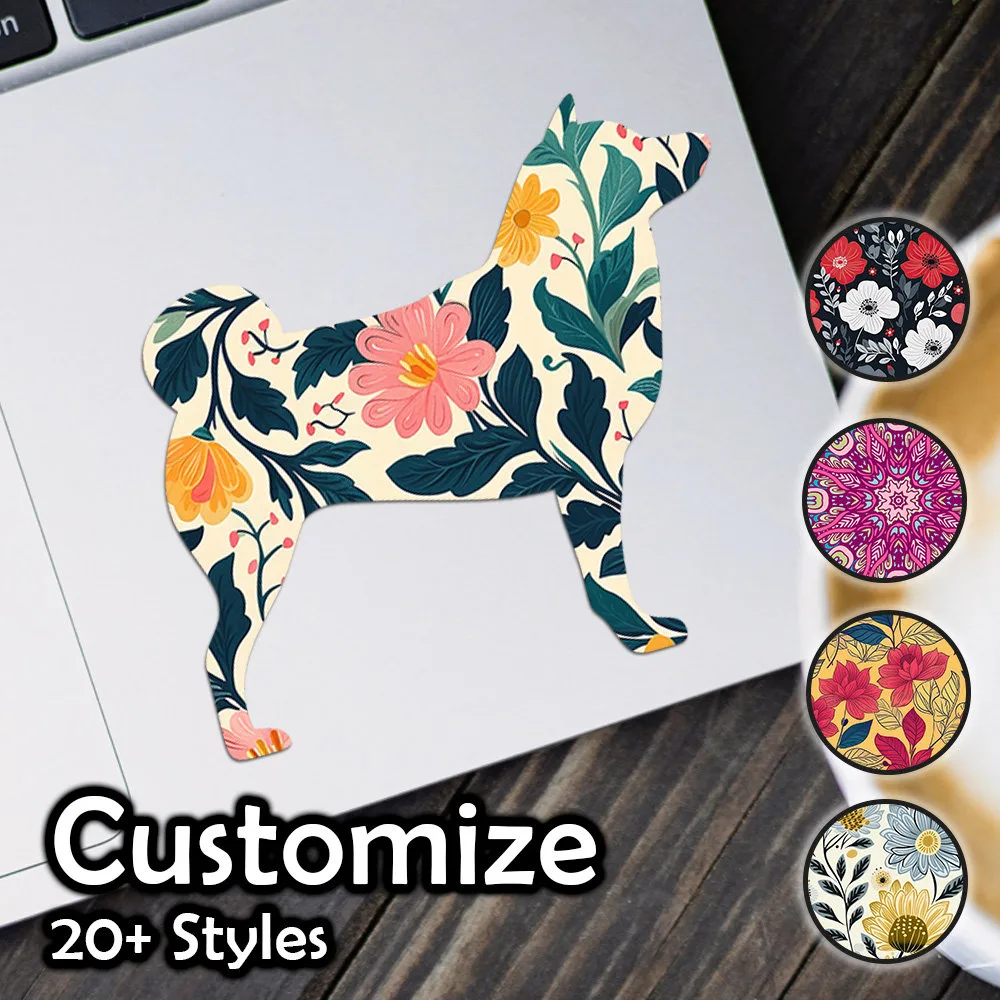Akita Inu Patterned Sticker