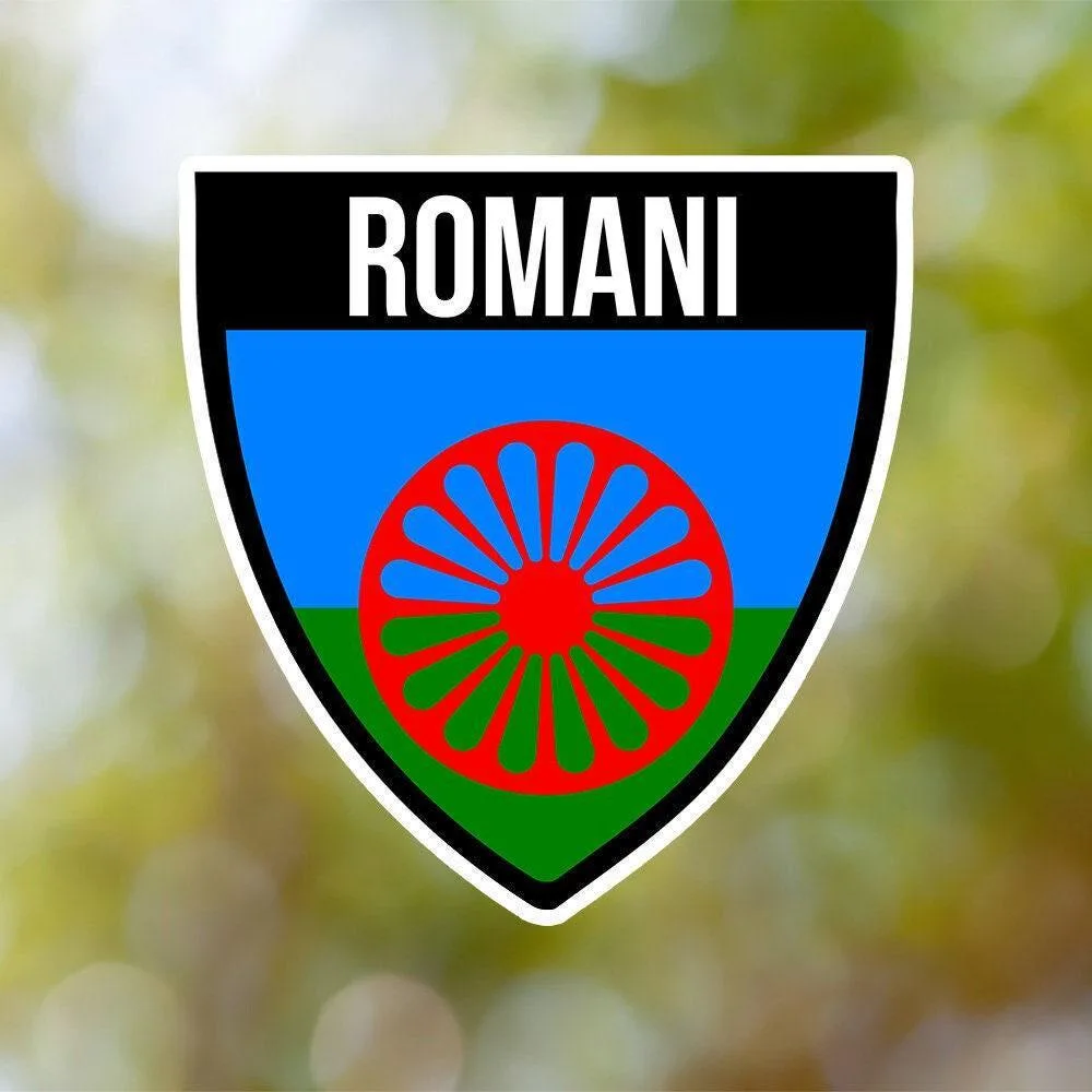 Romani Shield Sticker