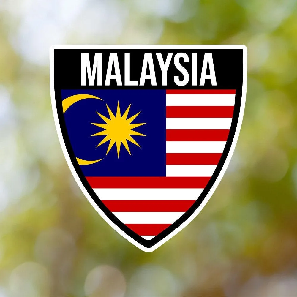 Malaysia Shield Sticker