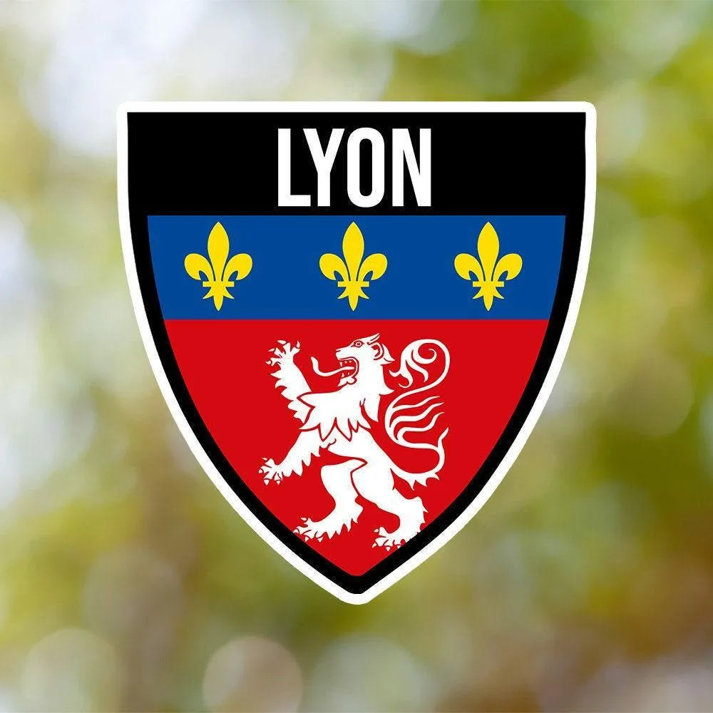Lyon Shield Sticker