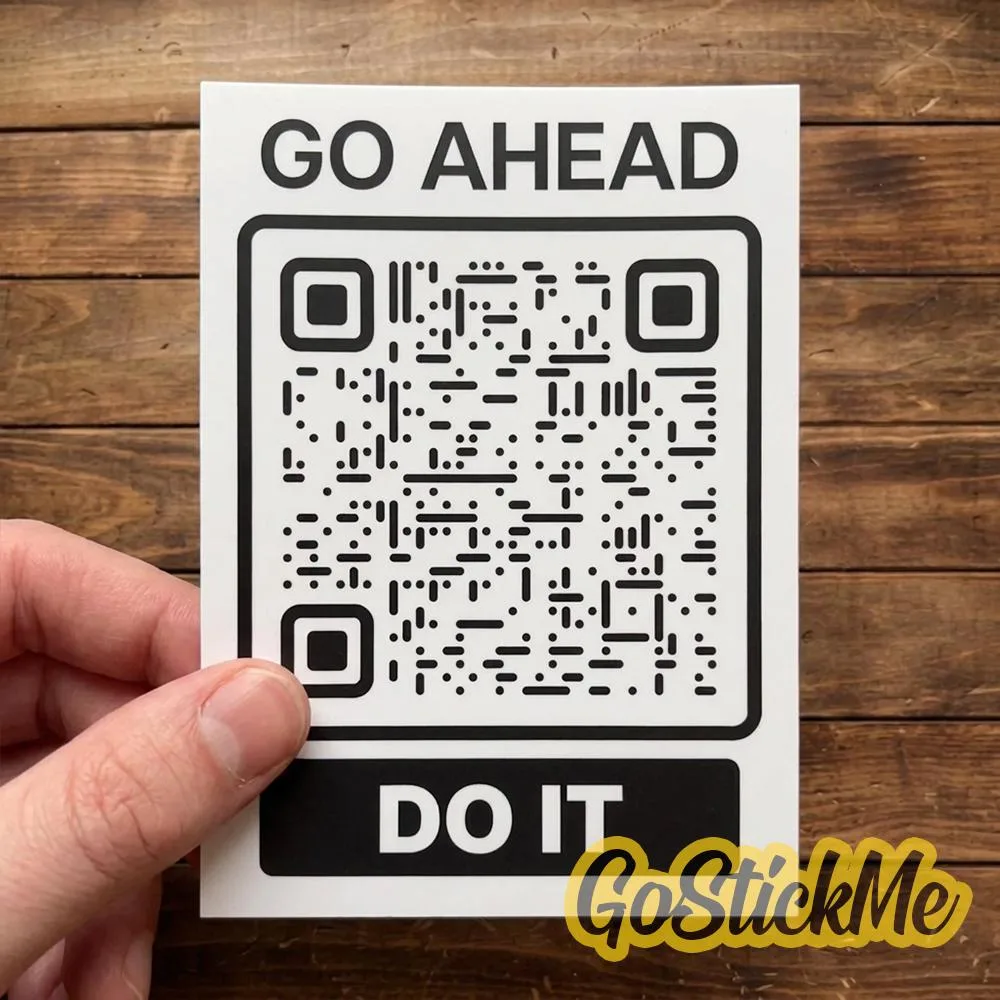 RickRoll QR Code Sticker