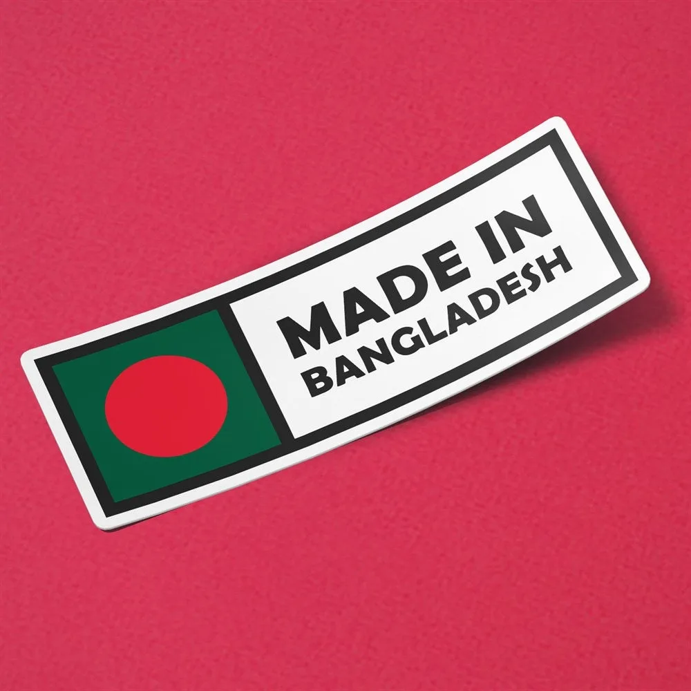 Made in Bangladesh Sticker