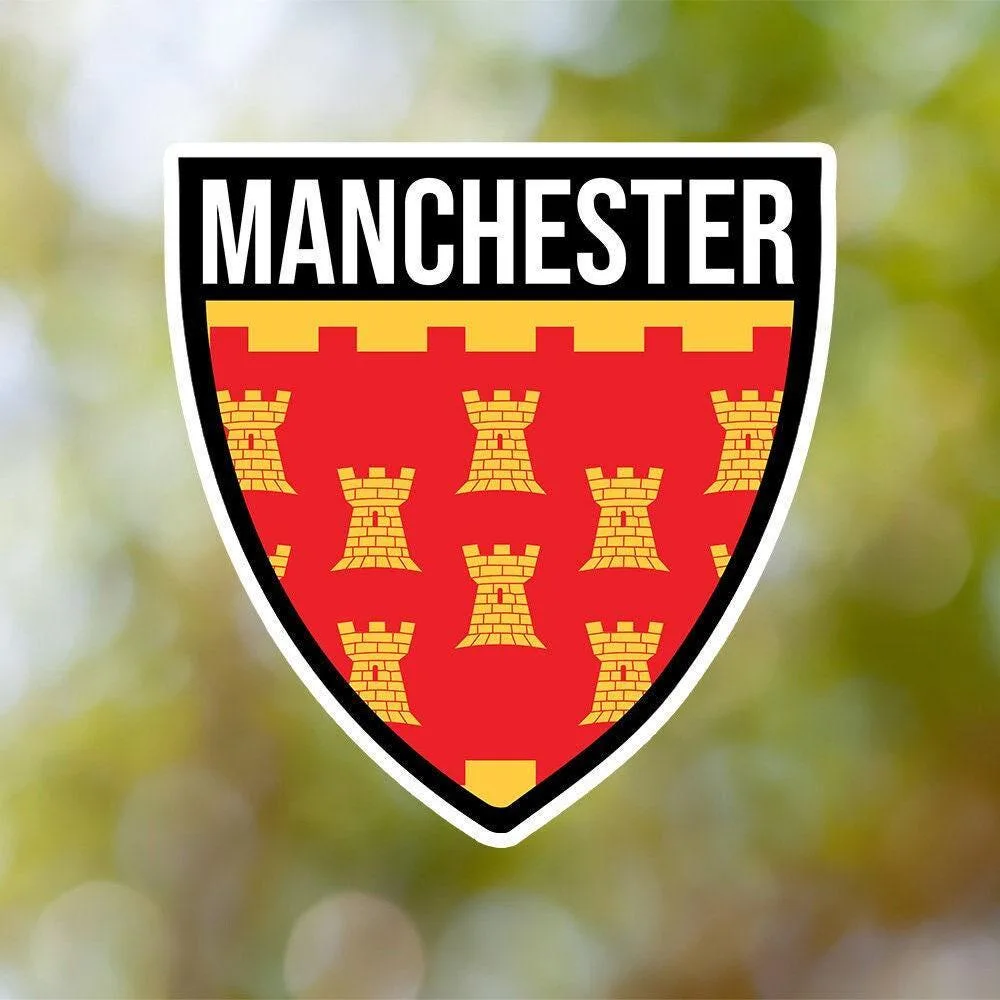 Manchester Shield Sticker