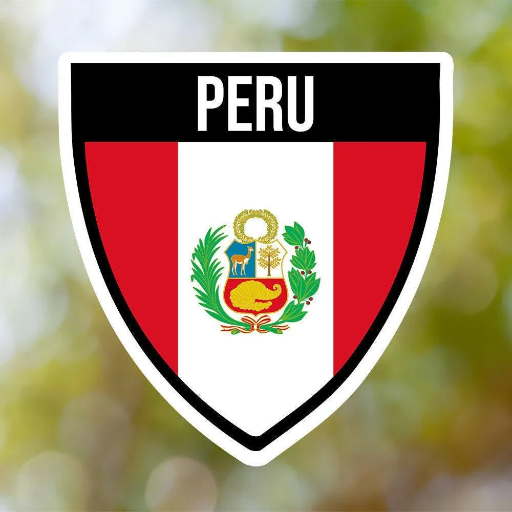 Peru Shield Sticker