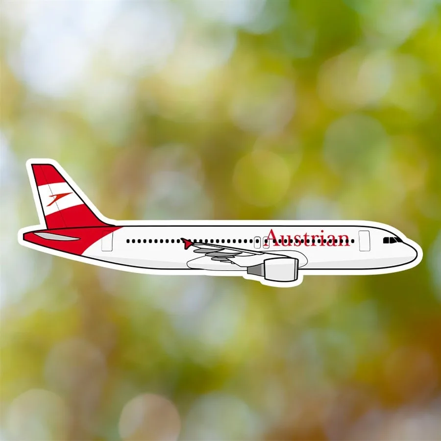 Airbus A320 Austrian Airlines Sticker
