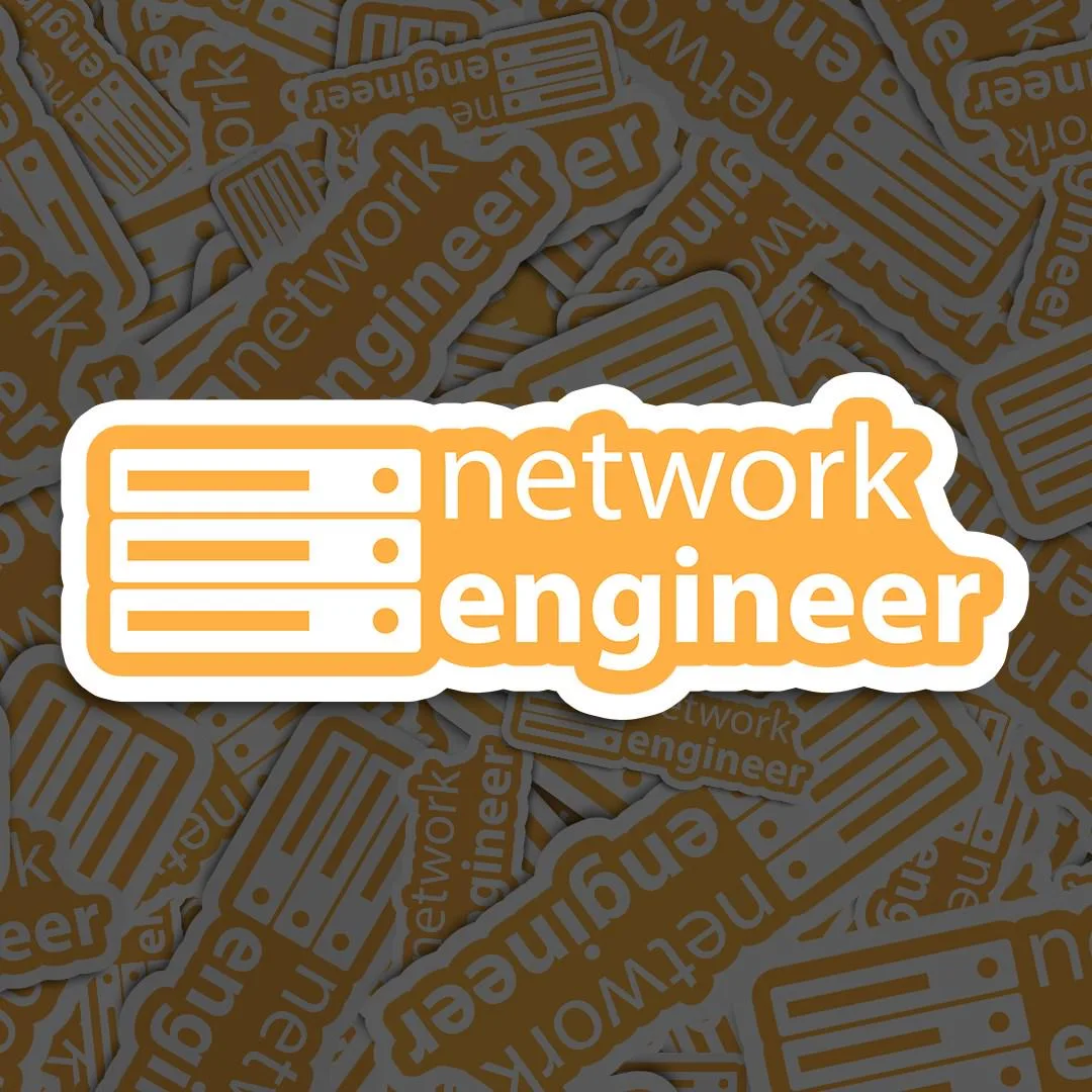 Network Engineer IT Sticker