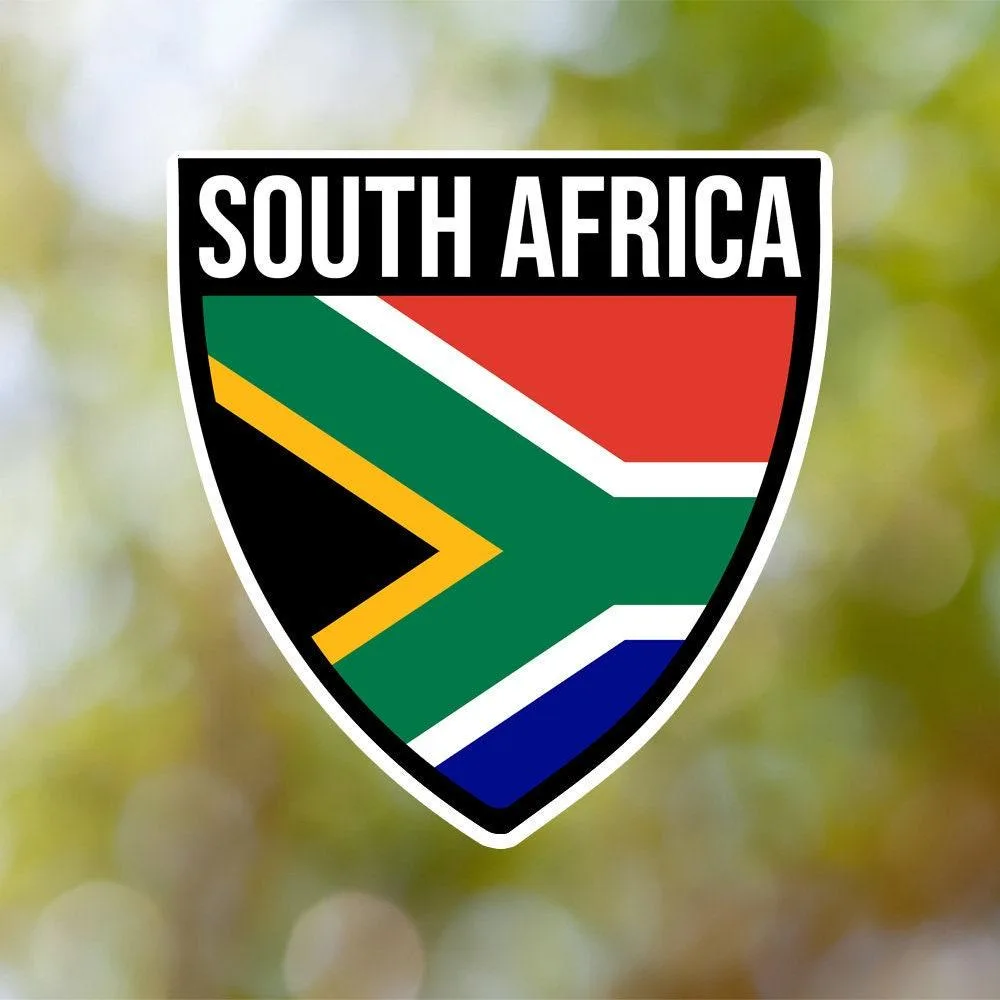 South Africa Shield Sticker