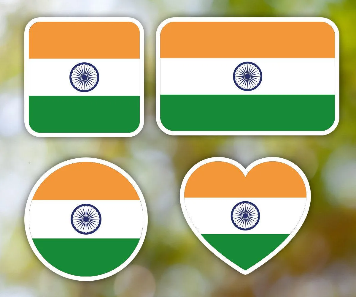 India Geometric Sticker