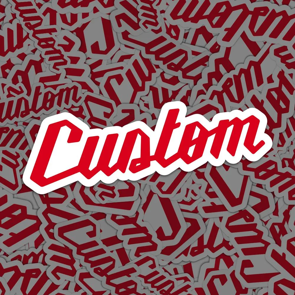 Custom Electric Tool Font Sticker
