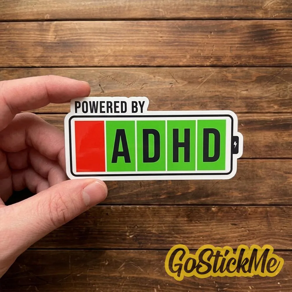 ADHD Power Meme Sticker