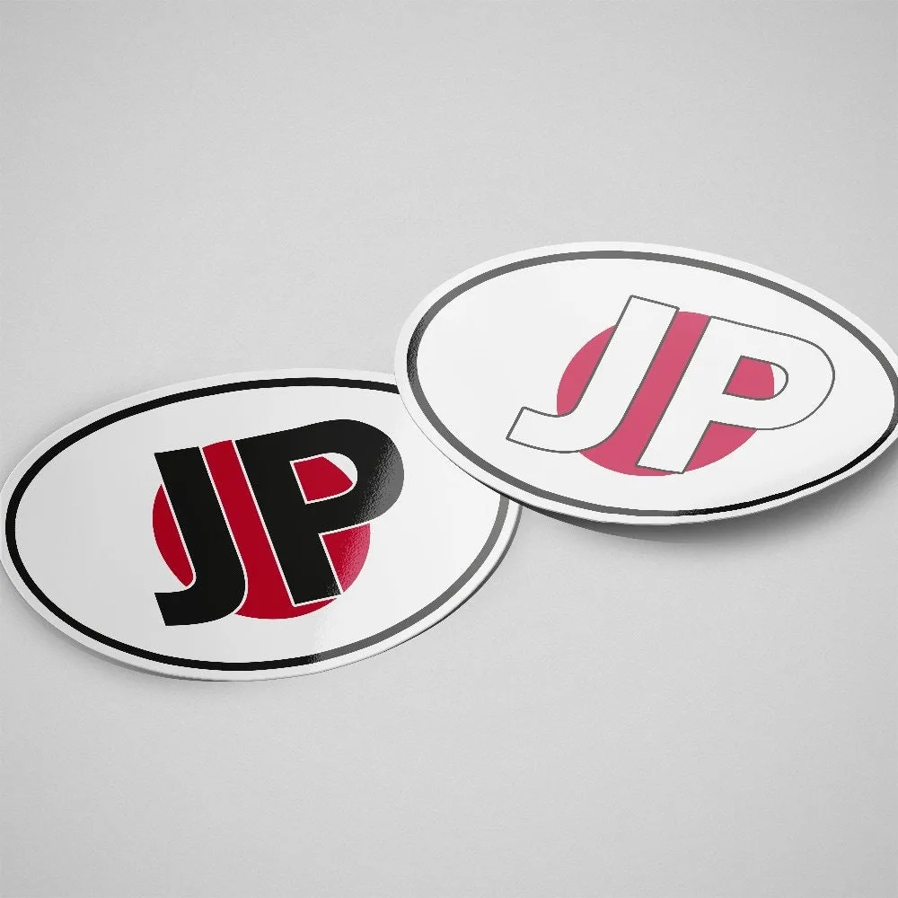 Japan Sticker Oval Flag