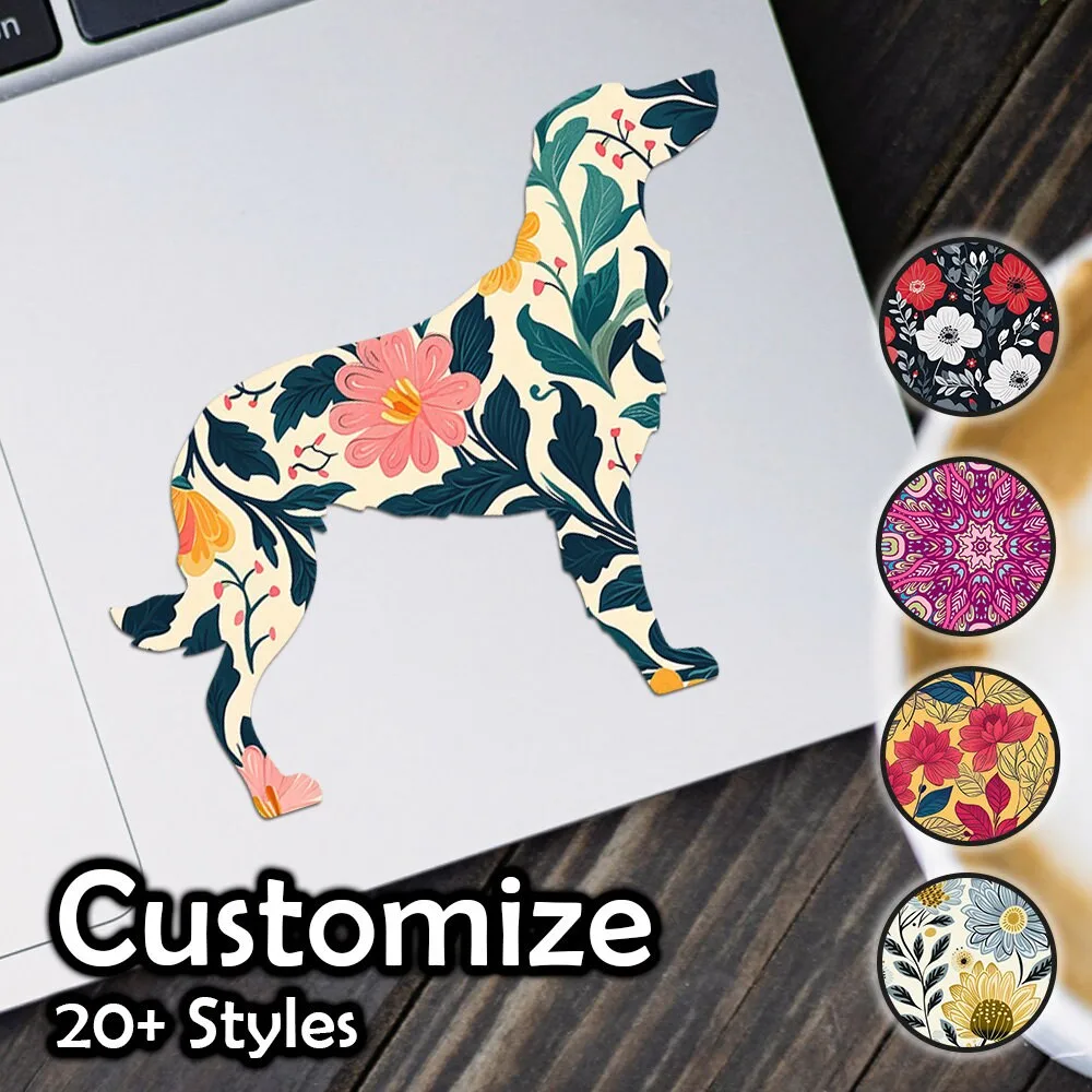 French Spaniel Patterned Sticker