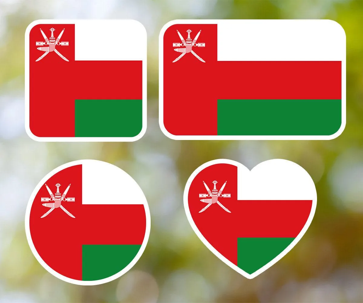 Oman Geometric Sticker