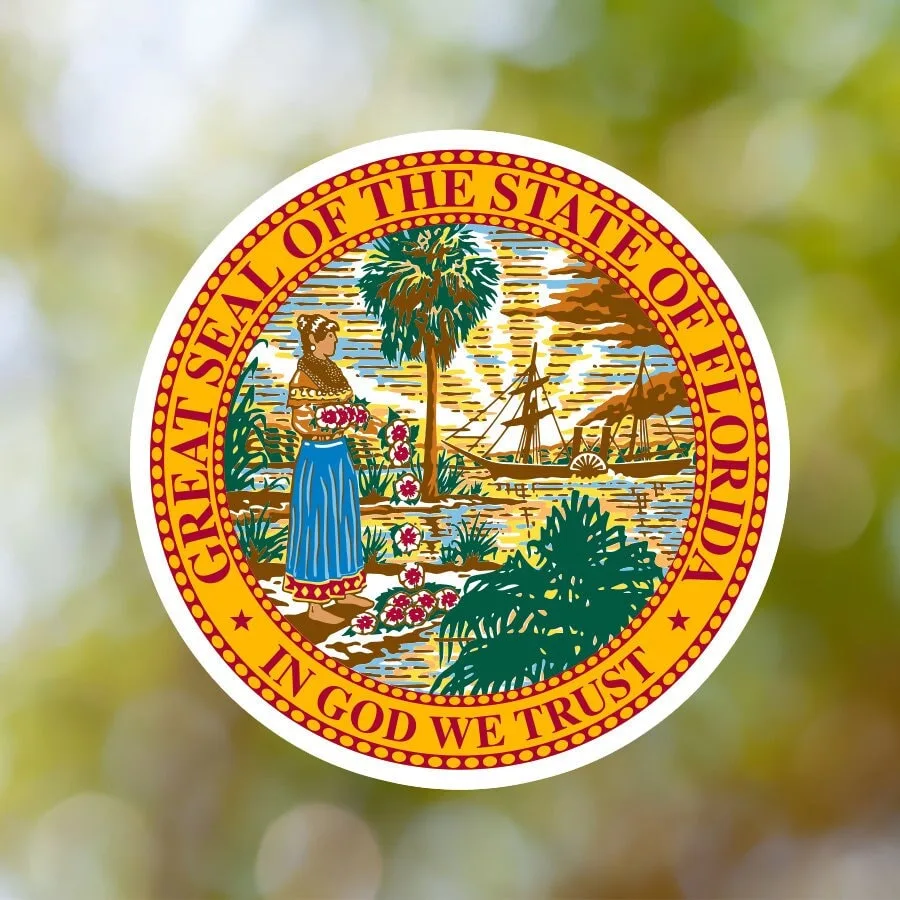 Florida State Seal Sticker