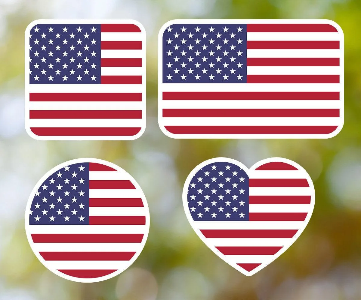 United States Geometric Sticker