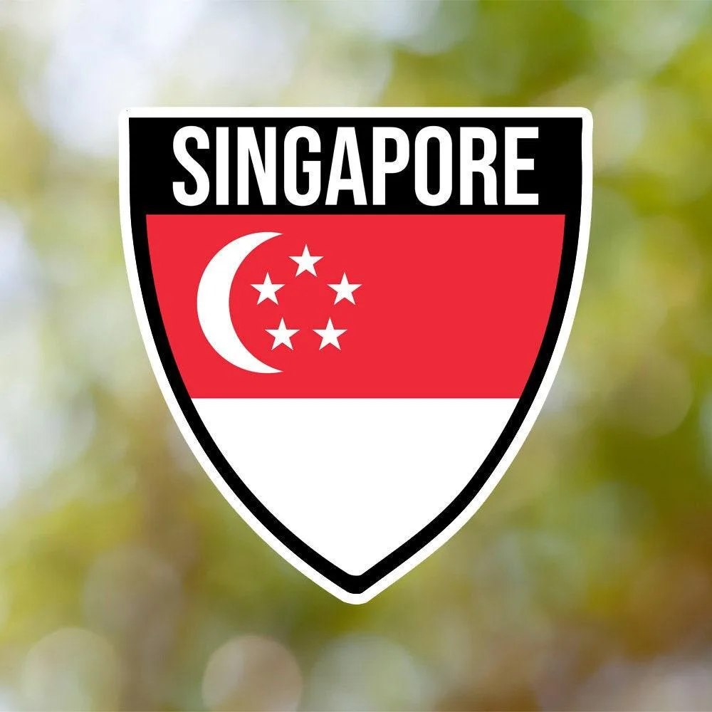 Singapore Shield Sticker