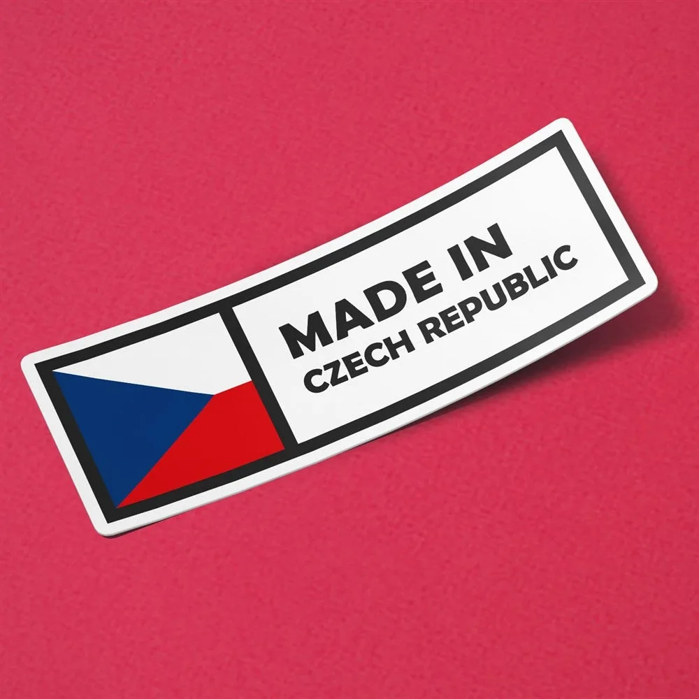 Made in Czech Republic Sticker